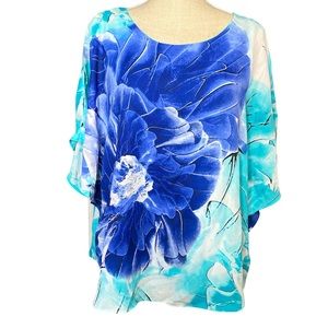 🎉HP🎉Allison Daley Petite Floral Blouse